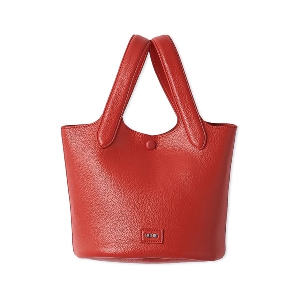 ロゴカシメバケットバッグ RED F