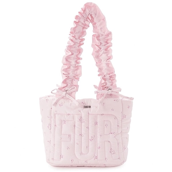 ロゴパテッドトートバッグ PNK F