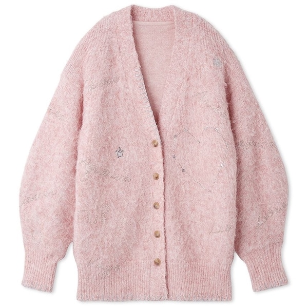 スターモチーフ刺繍カーディガン(F PNK)｜ FURFUR｜渋谷PARCO | ONLINE