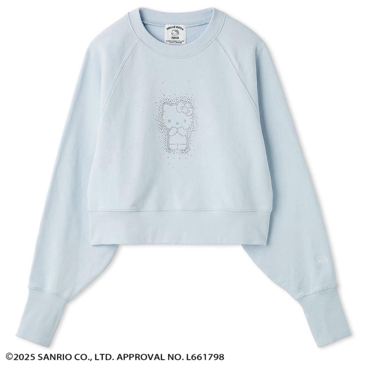 HELLO KITTY クリスタルスウェット SAX F