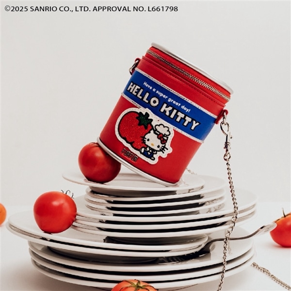 HELLO KITTY 缶詰バッグ RED F
