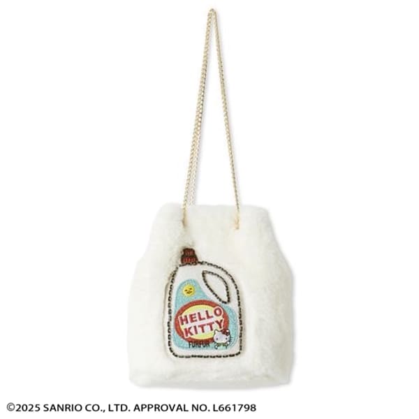 HELLO KITTY エコファーバッグ IVR F