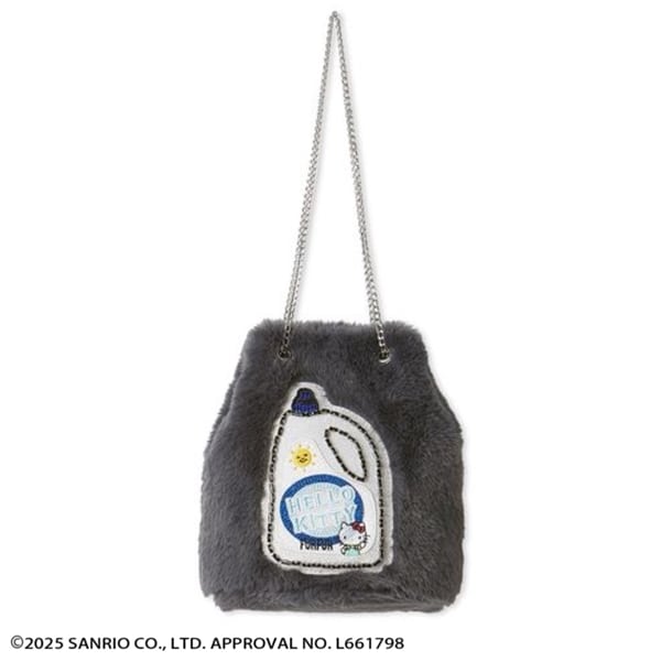 HELLO KITTY エコファーバッグ LGRY F