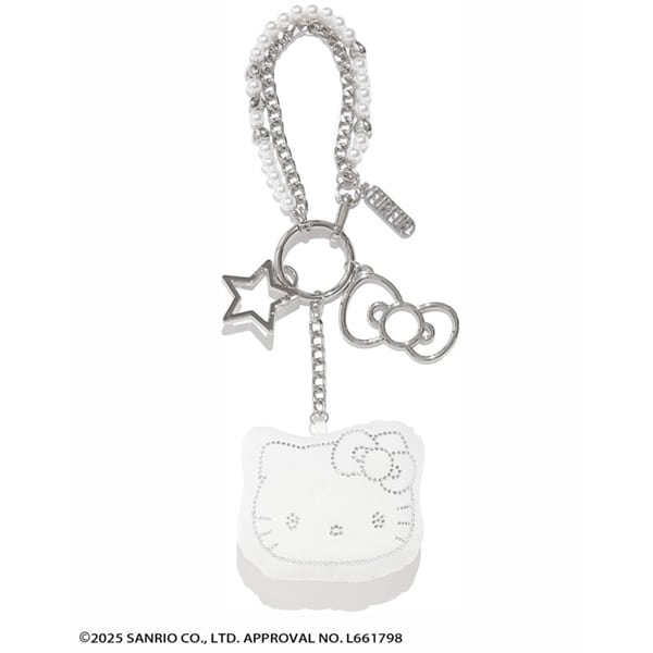 HELLO KITTY クリスタルチャーム WHT F