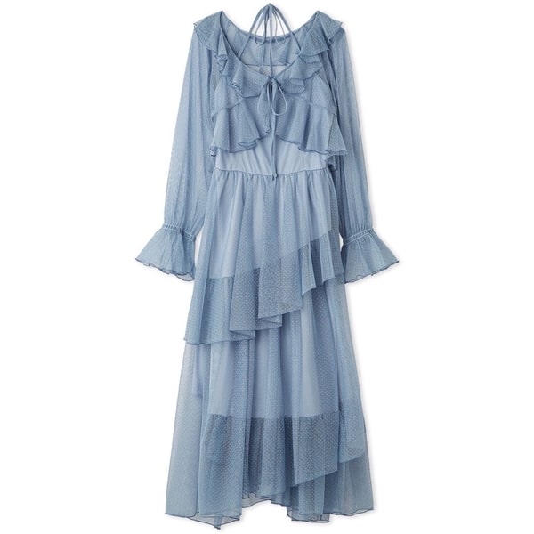 ボレロSETチュールドレス BLU F
