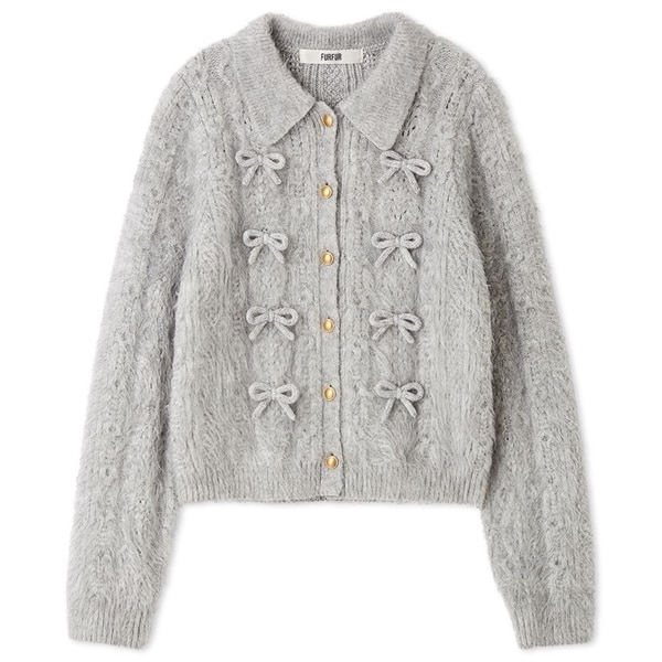 アランポロニットトップス GRY F