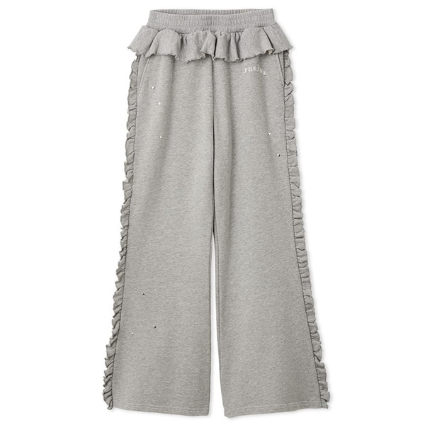 フリルスウェットパンツ GRY F
