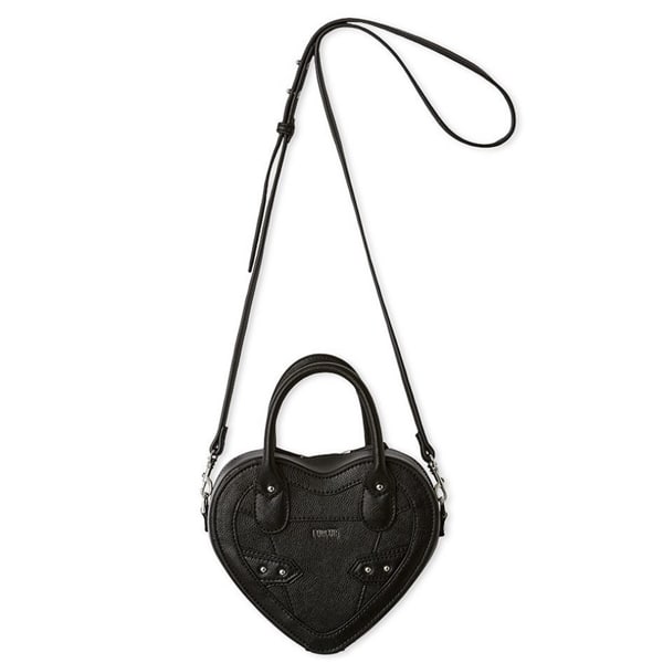 ハートショルダーバッグ BLK F