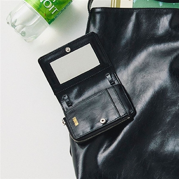 2wayウォレットポーチ BLK F