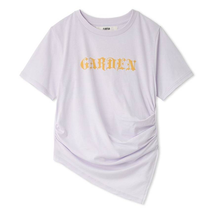 GARDENプリントTシャツ LAV F
