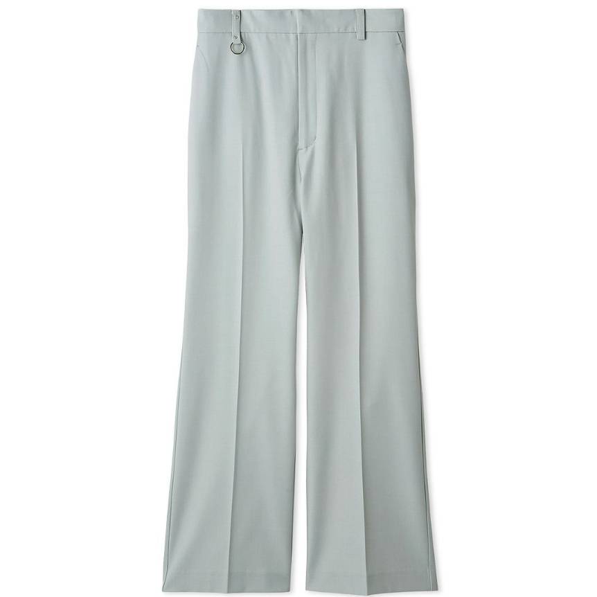 センタープレスフレアパンツ LBLU F