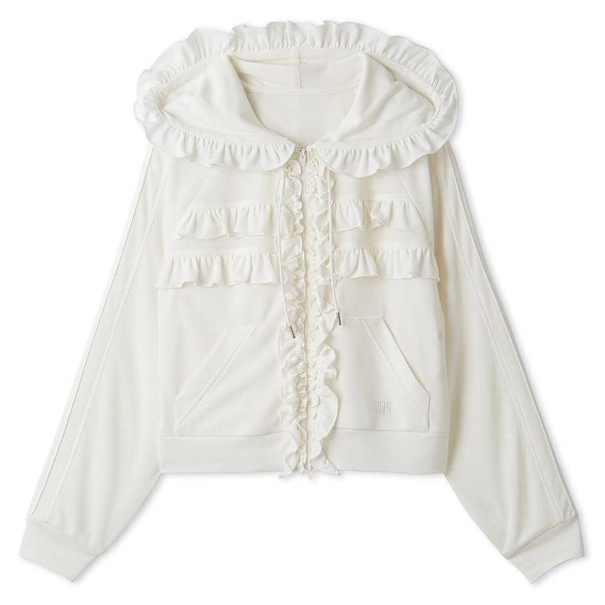 【LUMISHADE】UVカットパーカー WHT F