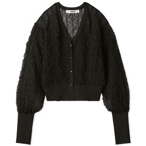 シアーシャーリングカーディガン