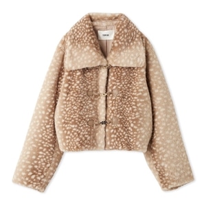 ビッグカラーエコファーショートコート
