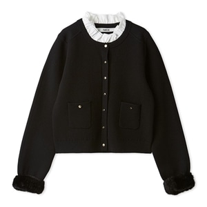 2WAYエコファーカフスカーディガン(F BLK)｜ FURFUR｜渋谷PARCO