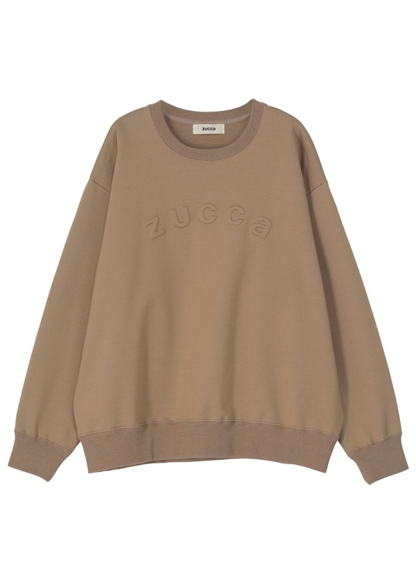 ZUCCa / エンボスロゴスウェット / トップス(M beige(03))｜ CABANE de