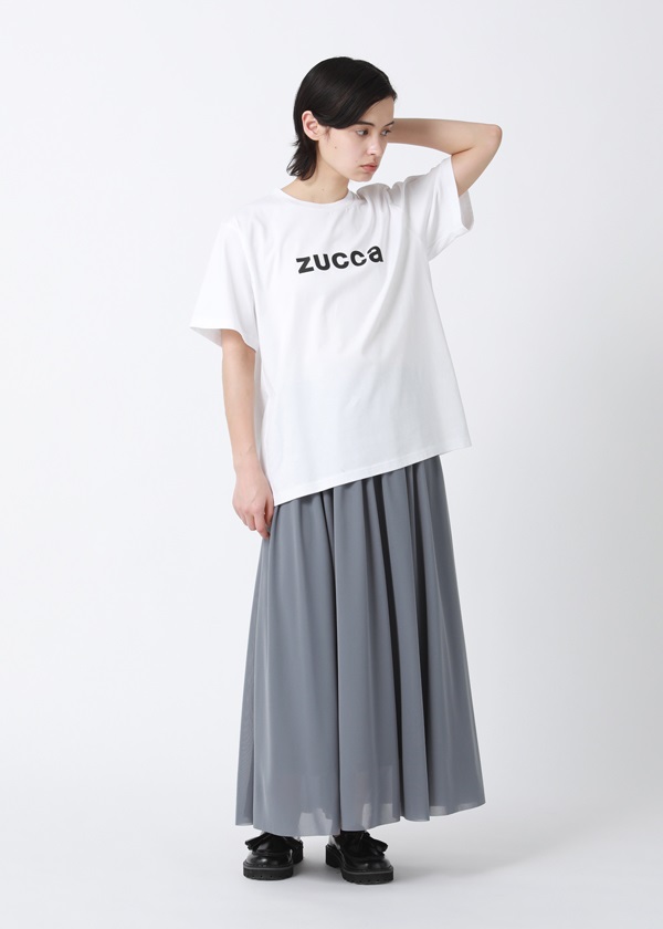 ZUCCa / LOGO T / Tシャツ(M white(01))｜ CABANE de ZUCCa｜渋谷PARCO | ONLINE  PARCO（オンラインパルコ）