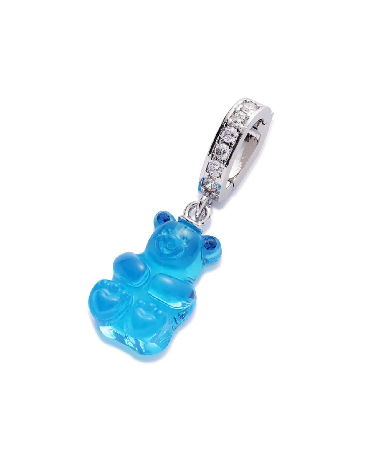 【BTS JUNG KOOK / 少女時代 TAE YEON 他 着用】MIKSHIMAI/ミクシマイ/CANDY BEAR PENDANT/キャンディベアペンダント Blue Free