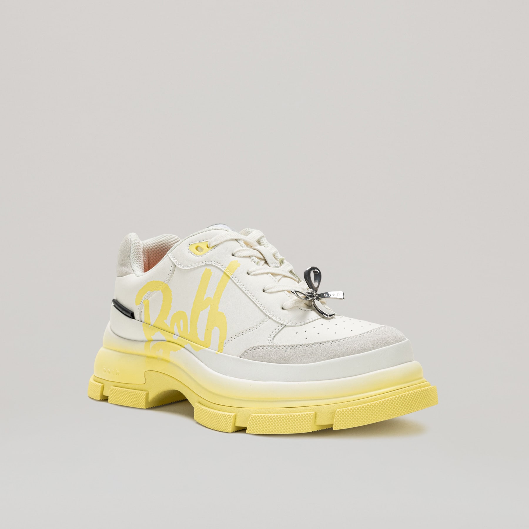 BOTH / ボース / GAO EVA METAL BOW PRINTED SNEAKER White × Yellow 36 : 22.5cm-23.0cm程度