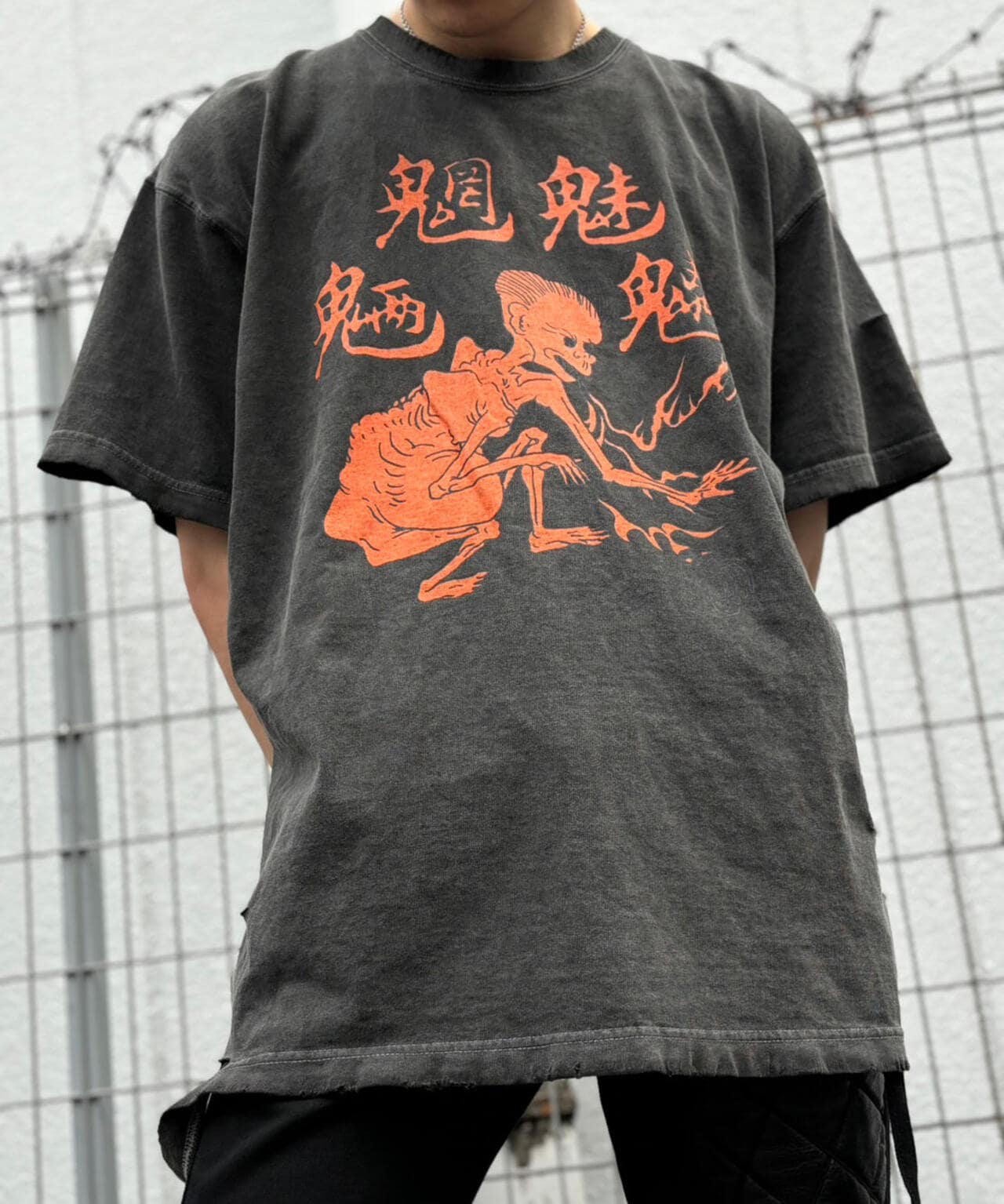 KIDILL/キディル/LHP EXCLUSIVE CHIMI MORYO TEE Black FREE