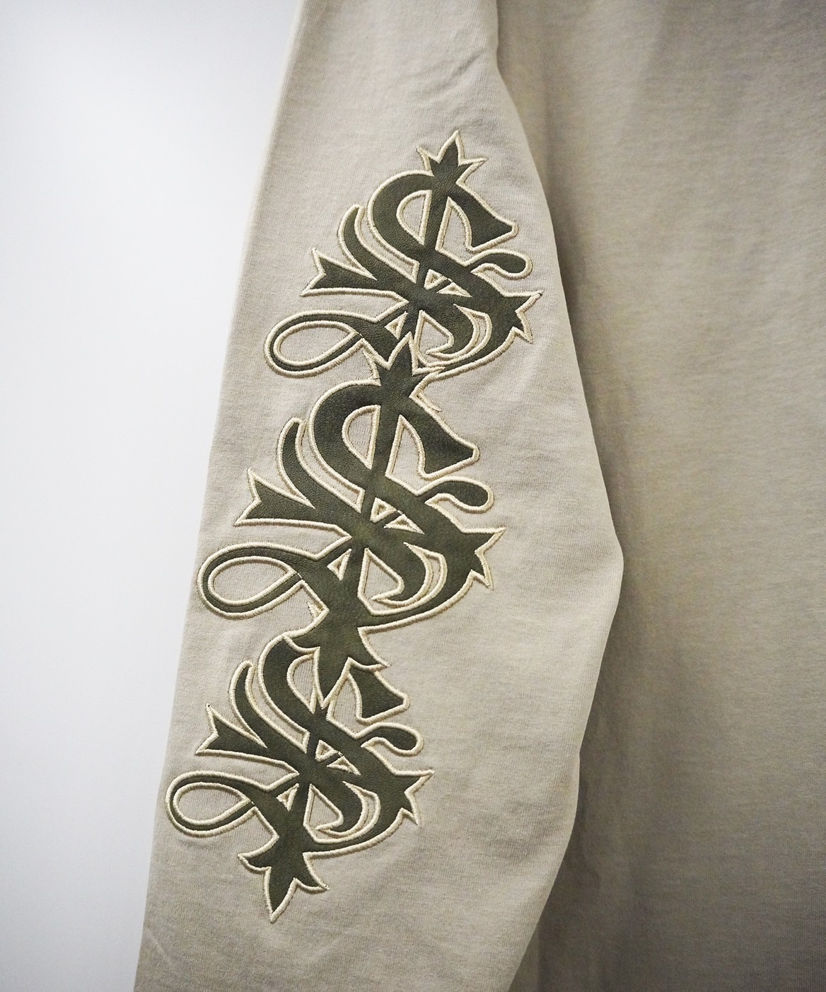  Supplier/Cross long sleeve Tee別注 beige M