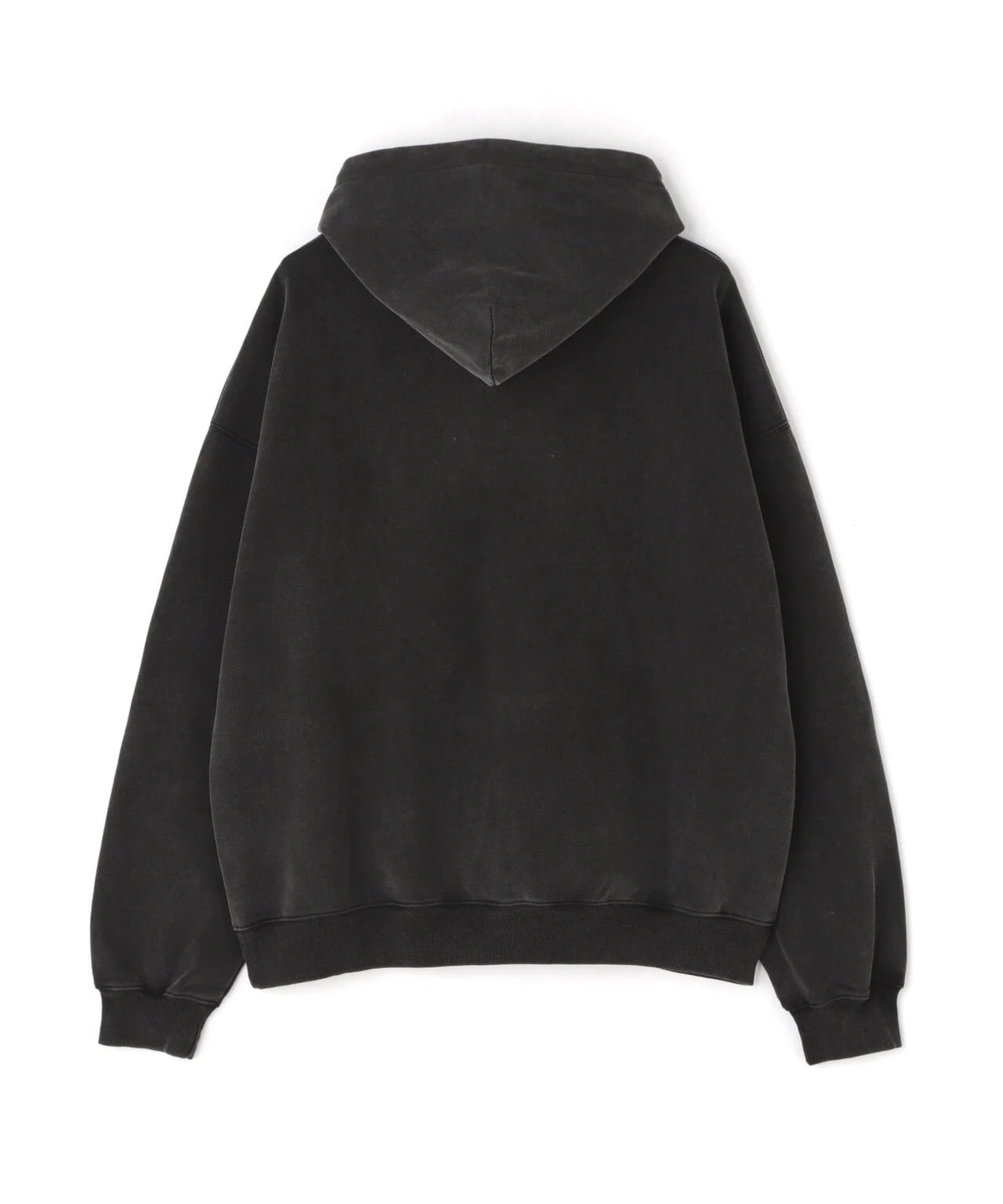 UNKNOWN LONDON/アンノウンロンドン/SCRIPT LOGO RHINESTONE HOODIE gray M