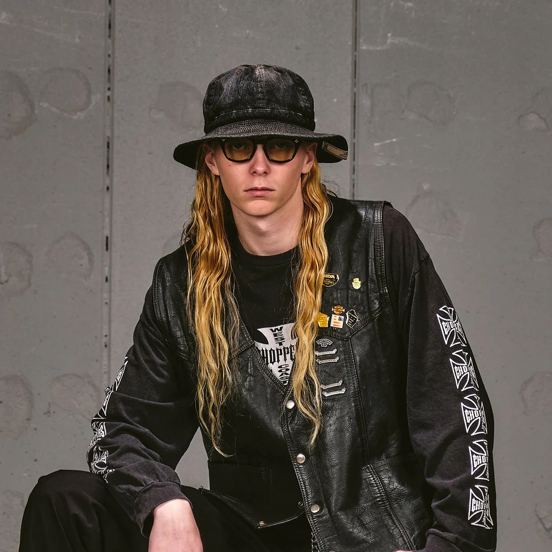 THE H.W.DOG&CO./ザエイチダブリュードッグアンドコー/VINTAGE DENIM FATIGUE HAT - Indigo Indigo 36