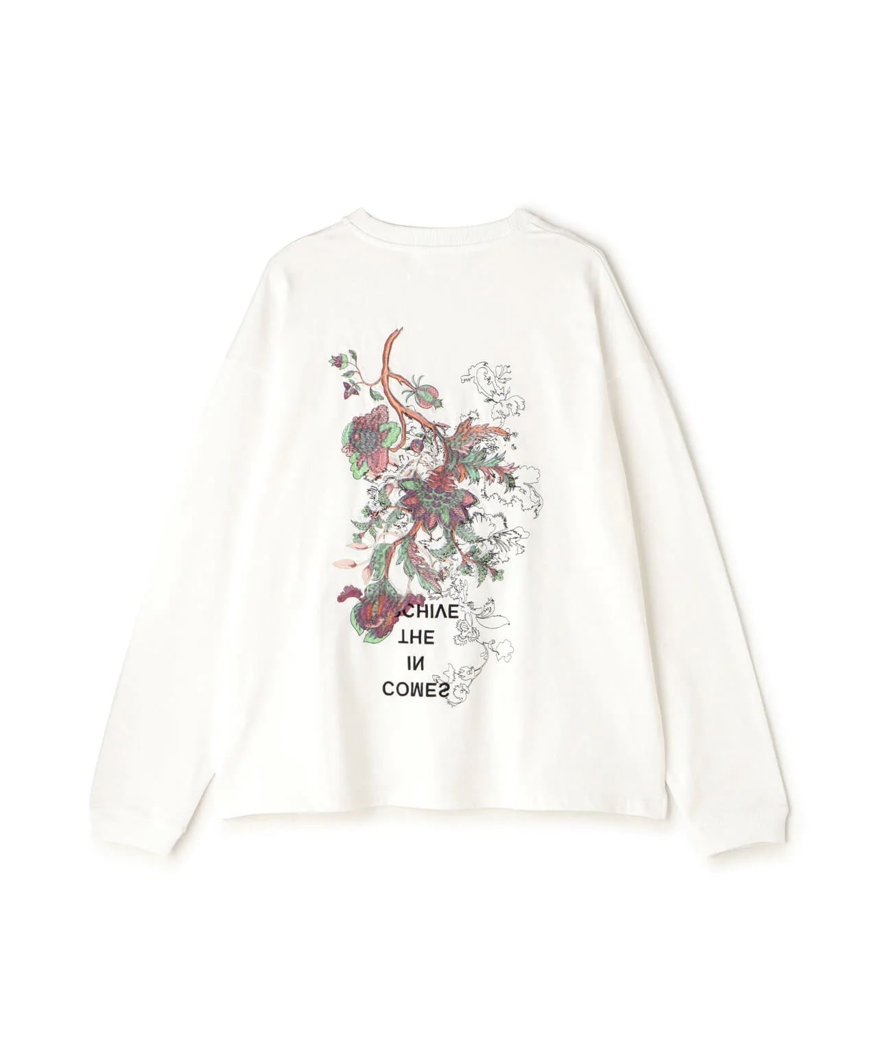  A4A/エーフォーエー/INDIAN TREE LONGSLEEVE TEE White F