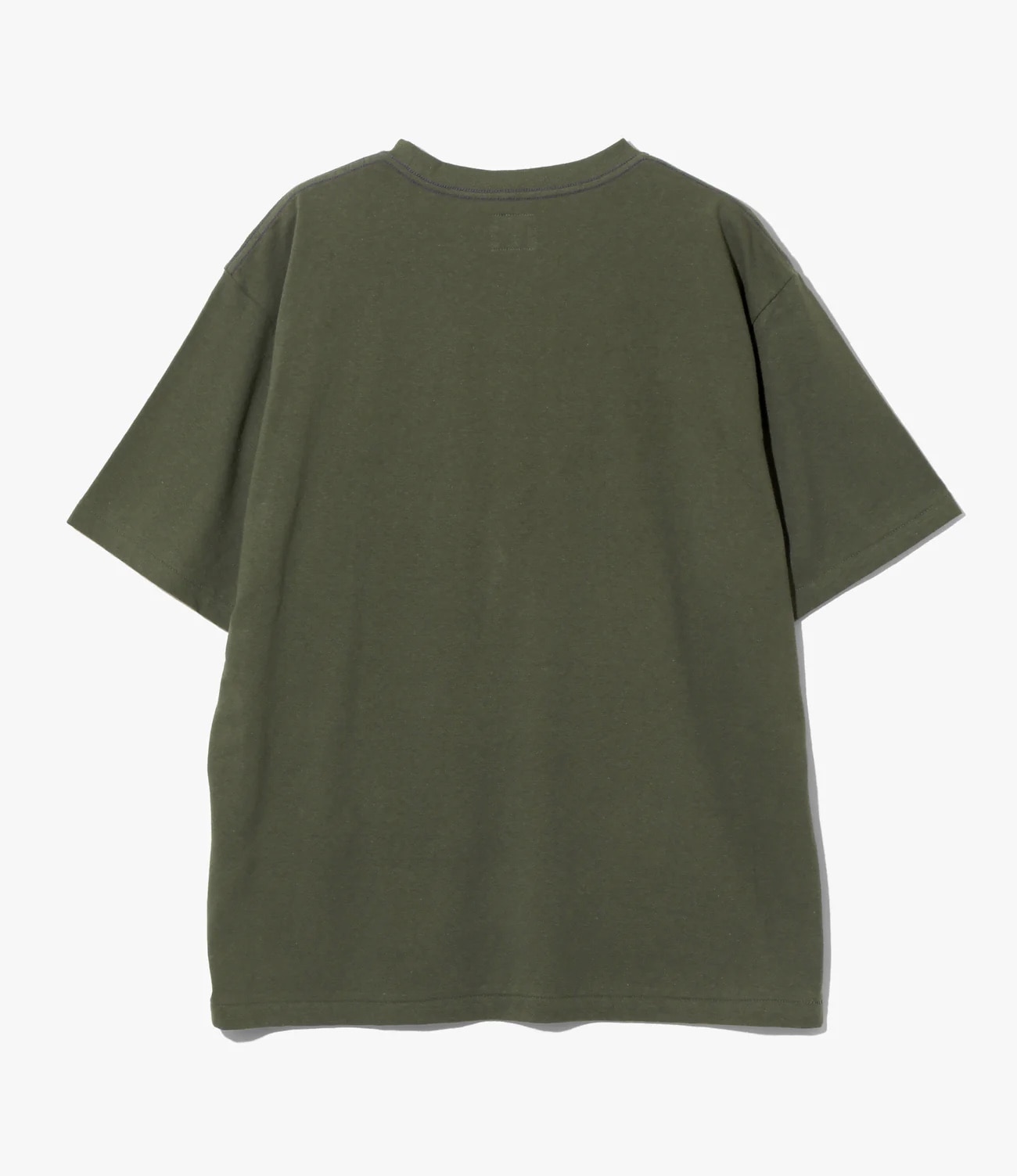 Needles/ニードルズS/S PAPILLON EMB. POCKET TEE - COTTON JERSEY 310 olive XS