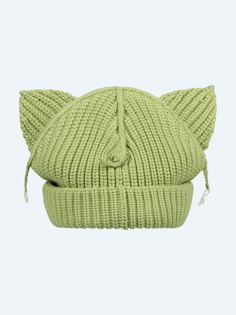 Charles Jeffrey LOVERBOY/CHUNKY EARS BEANIE Green F