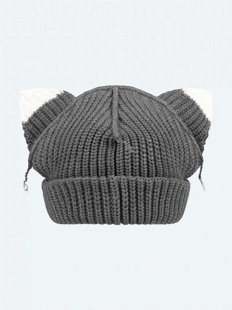  Charles Jeffrey LOVERBOY/CHUNKY EARS BEANIE gray F