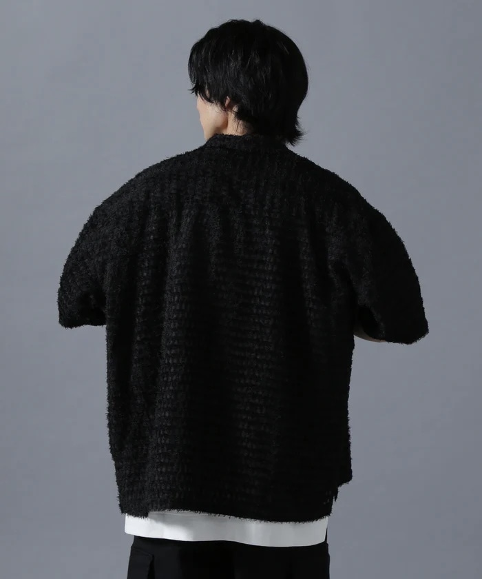DankeSchon/ダンケシェーン/SIZZLE CHECK S/S SHIRTS Black F
