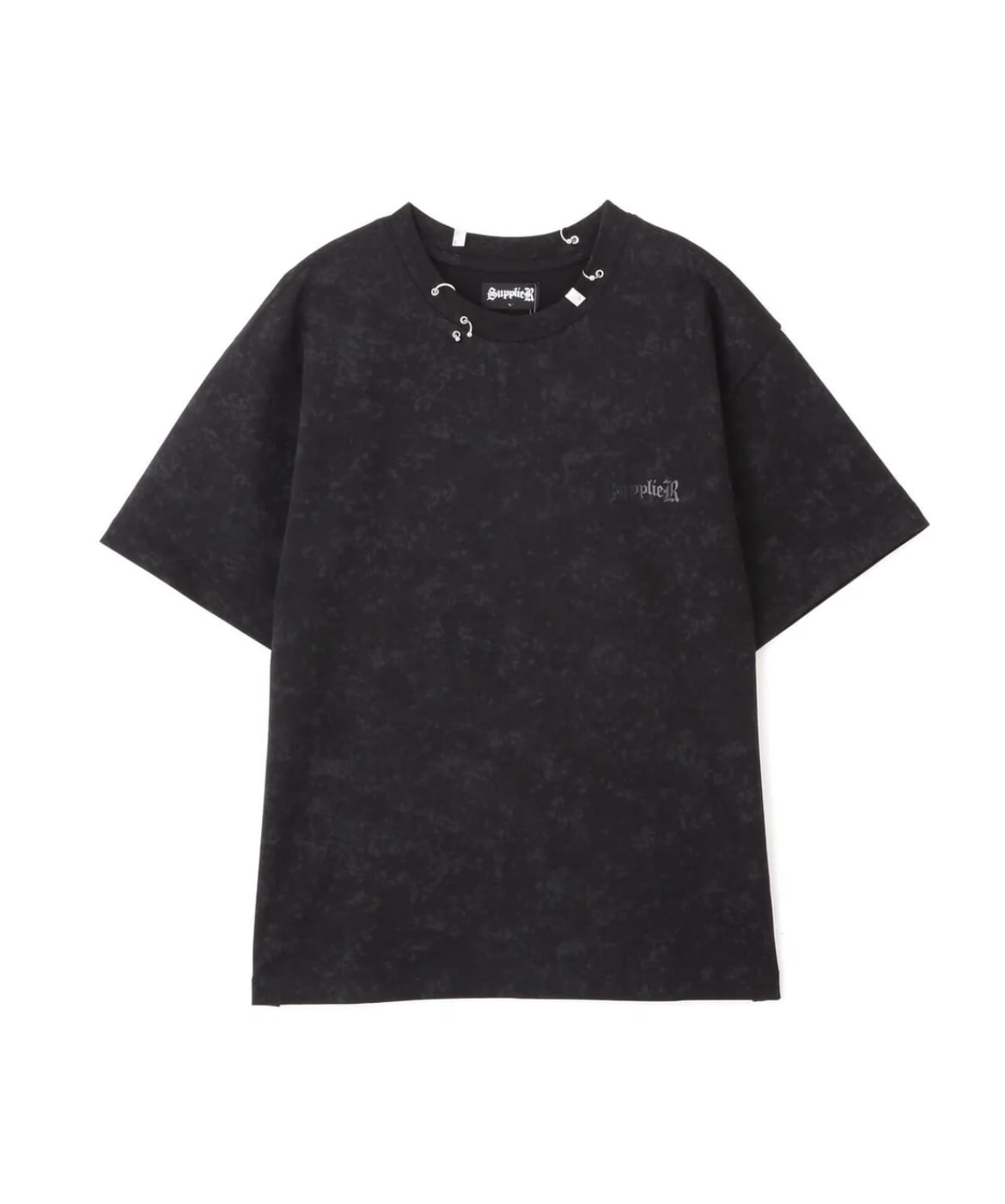 SUPPLIER/サプライヤー/【LHP EXCLUSIVE】Vintage Wash Pierced Cross Tee Black M