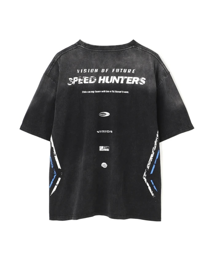  DankeSchon/ダンケシェーン/POWDER SS TEE RACE BLUE charcoal L