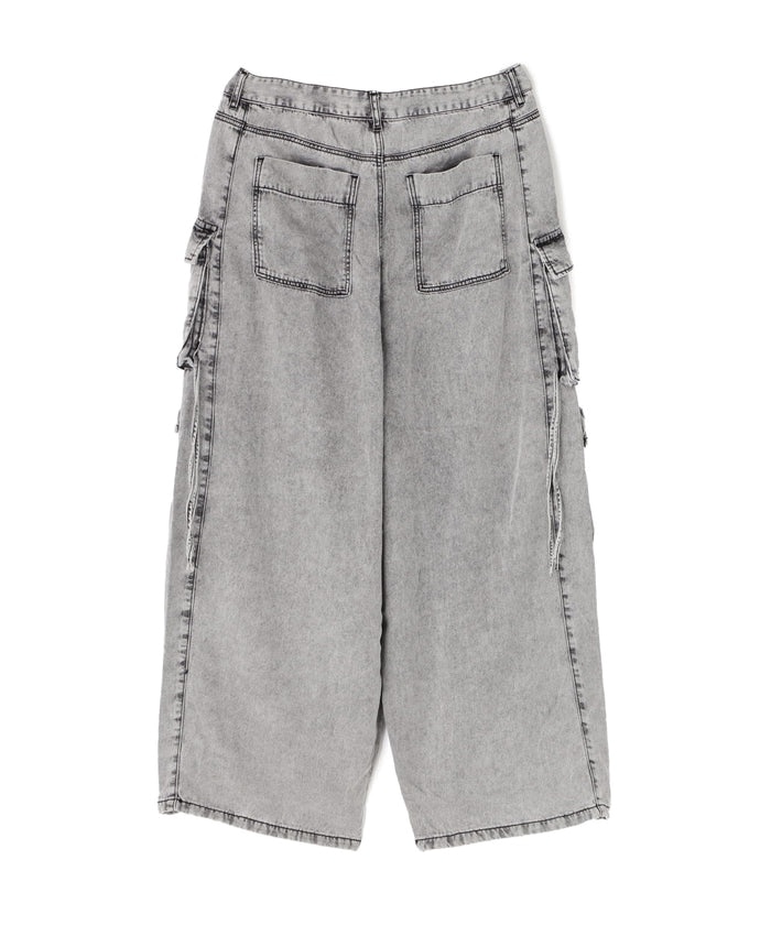 DankeSchon/ダンケシェーン/CEMICAL TENCEL CARGO PANTS charcoal M