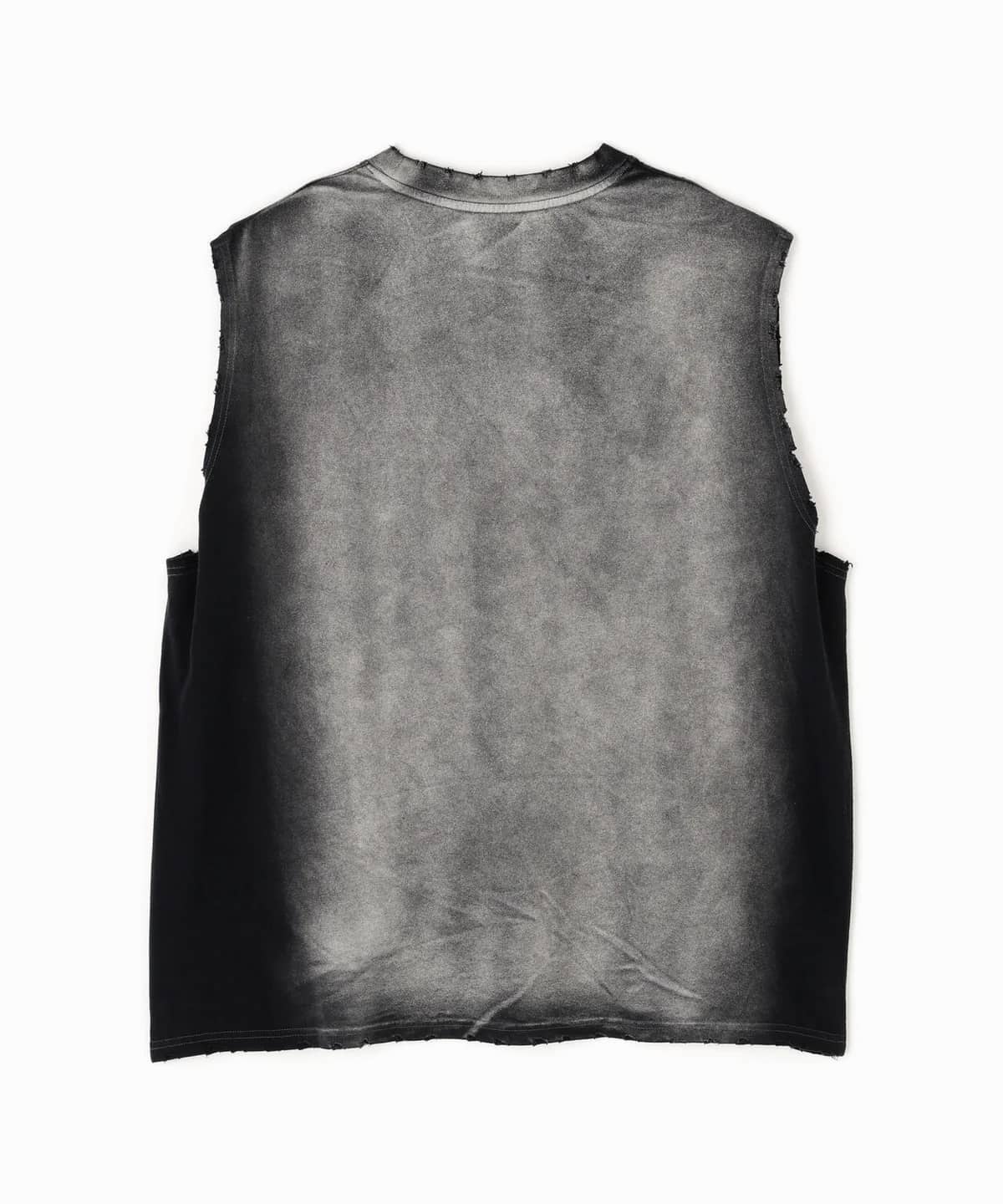 DankeSchon/ダンケシェーン/PIGMENT SPRAY NOSLEEVES STUDS BLACK M