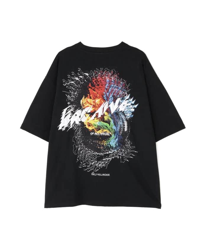 A4A/エーフォーエー/S/S TEE TWISTER Black S