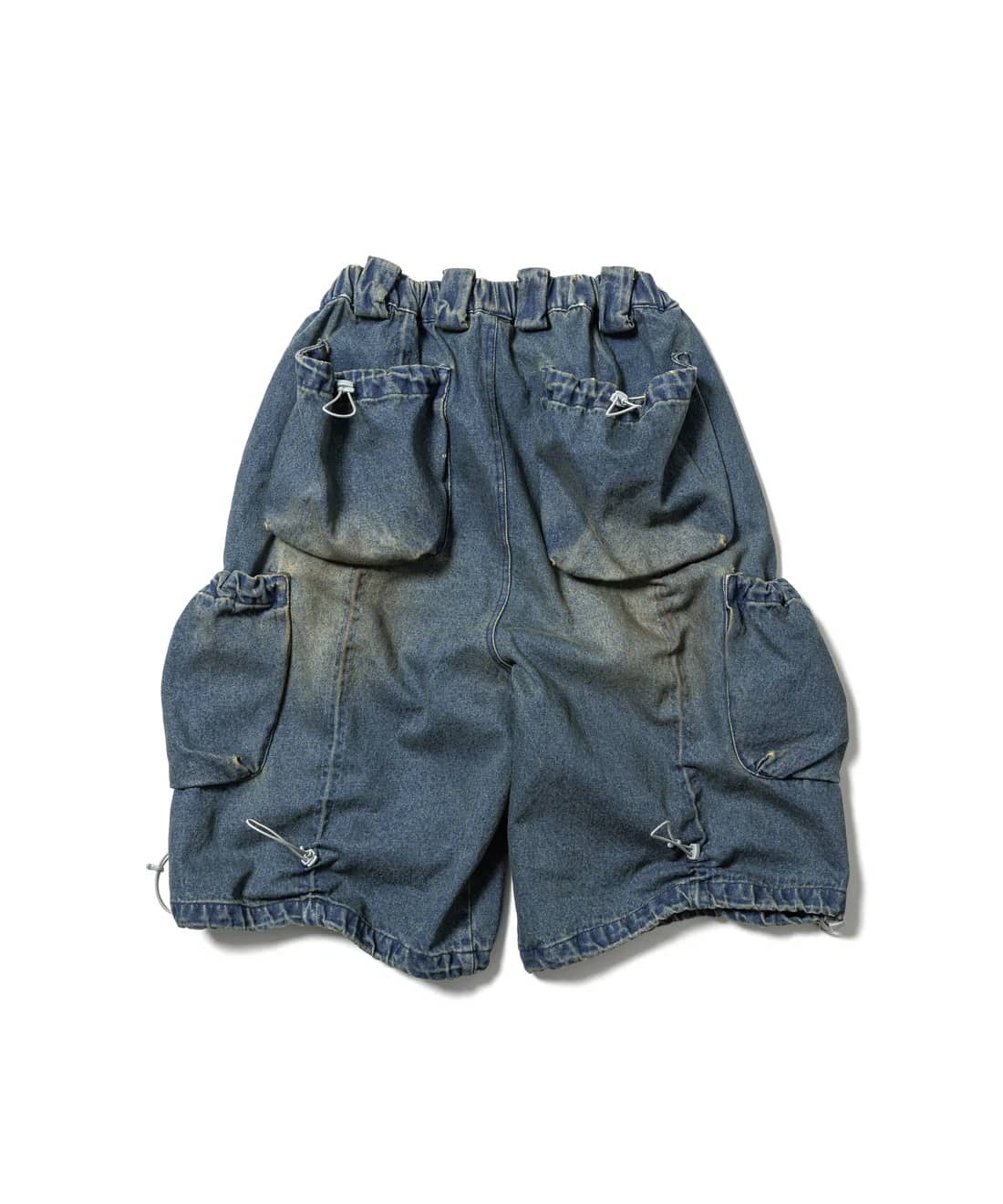 CPG /シーピージー/ANOMALY CORD FADE DENIM HALF PANTS Blue M