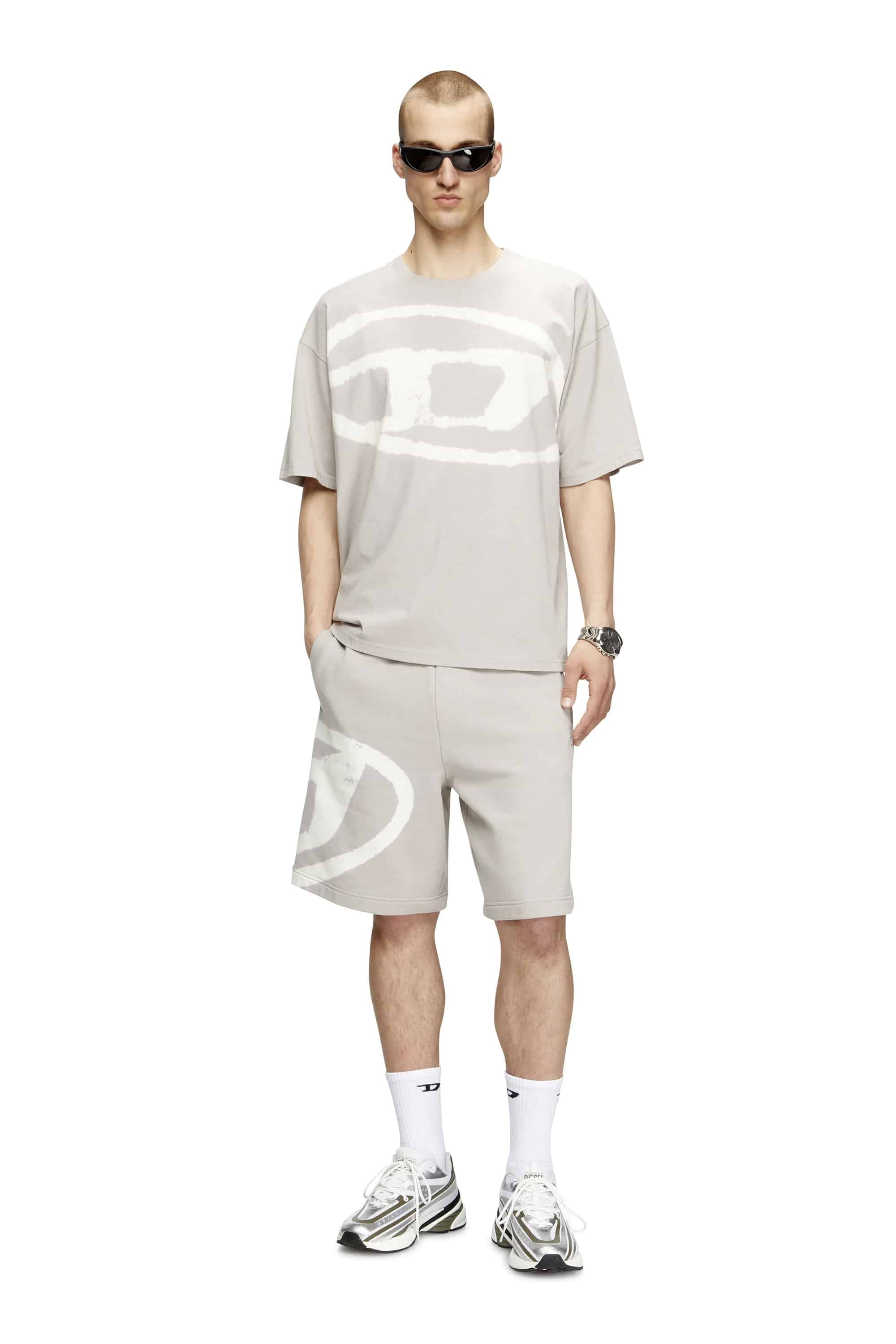  DIESEL/ディーゼル/T-Boxt-Bleach White M