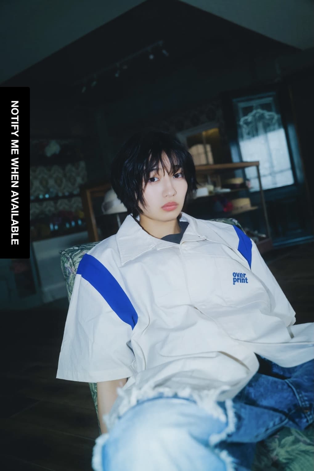 overprint/オーバープリント/COTTON LINEN BOWLING SHIRTS White M