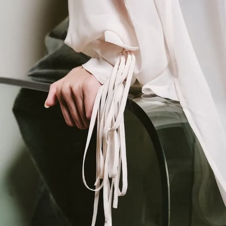 SUGARHILL/シュガーヒル/Sheer Corded Shirts" Ecru ECRU 3