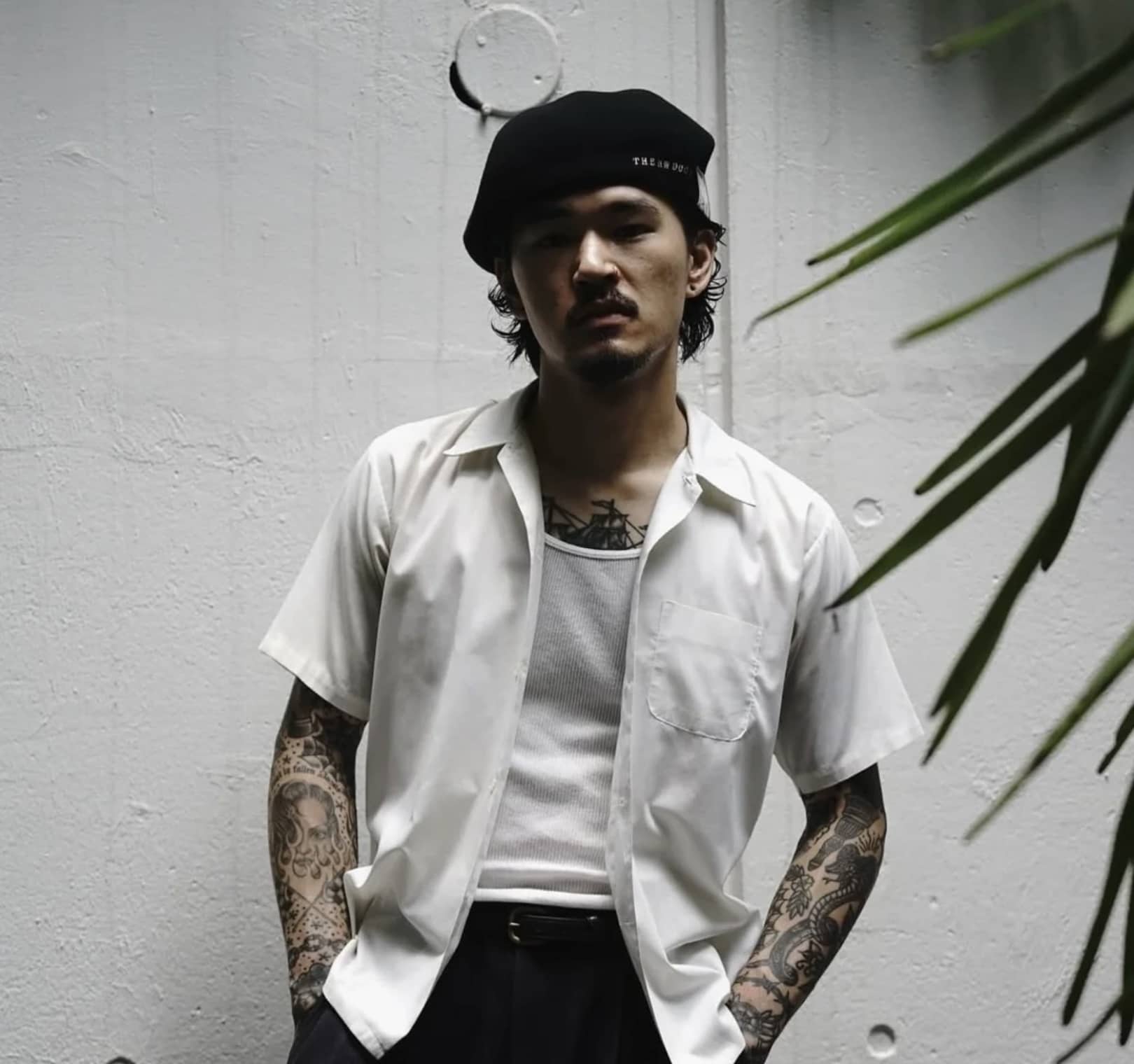  THE H.W.DOG&CO /ドックアンドコー  C/L FLAT BERET Black Free