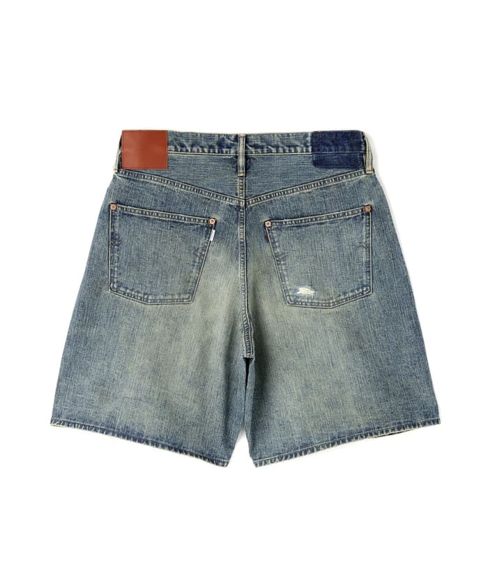 SUGARHILL/シュガーヒル/DAMAGED MODERN DENIM PANTS SHORTS ブルー (110) 30