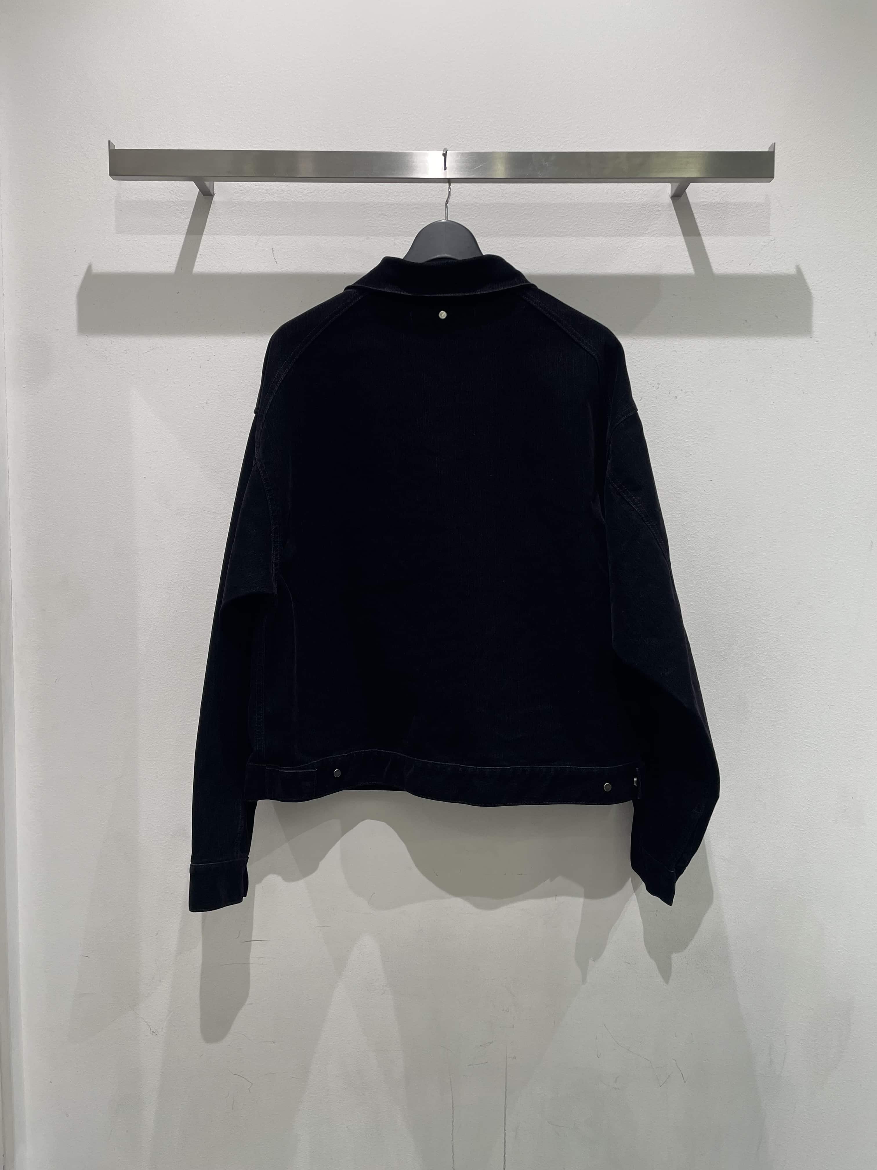  DankeSchon/ダンケシェーン/FLOCKYDENIM SHORTJKT Black M