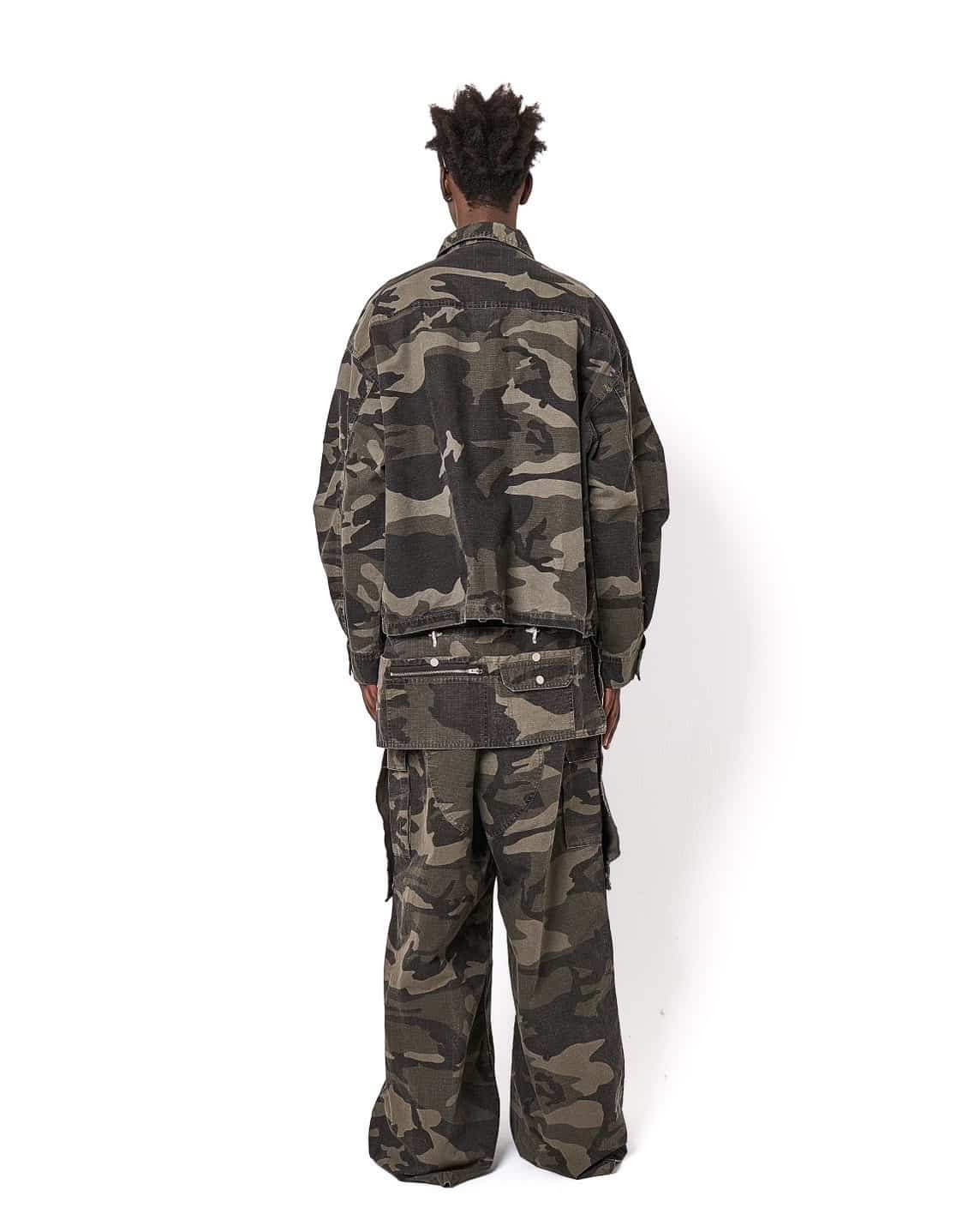 DankeSchon/ダンケシェーン/RIPSTOP CARGO SH gray M