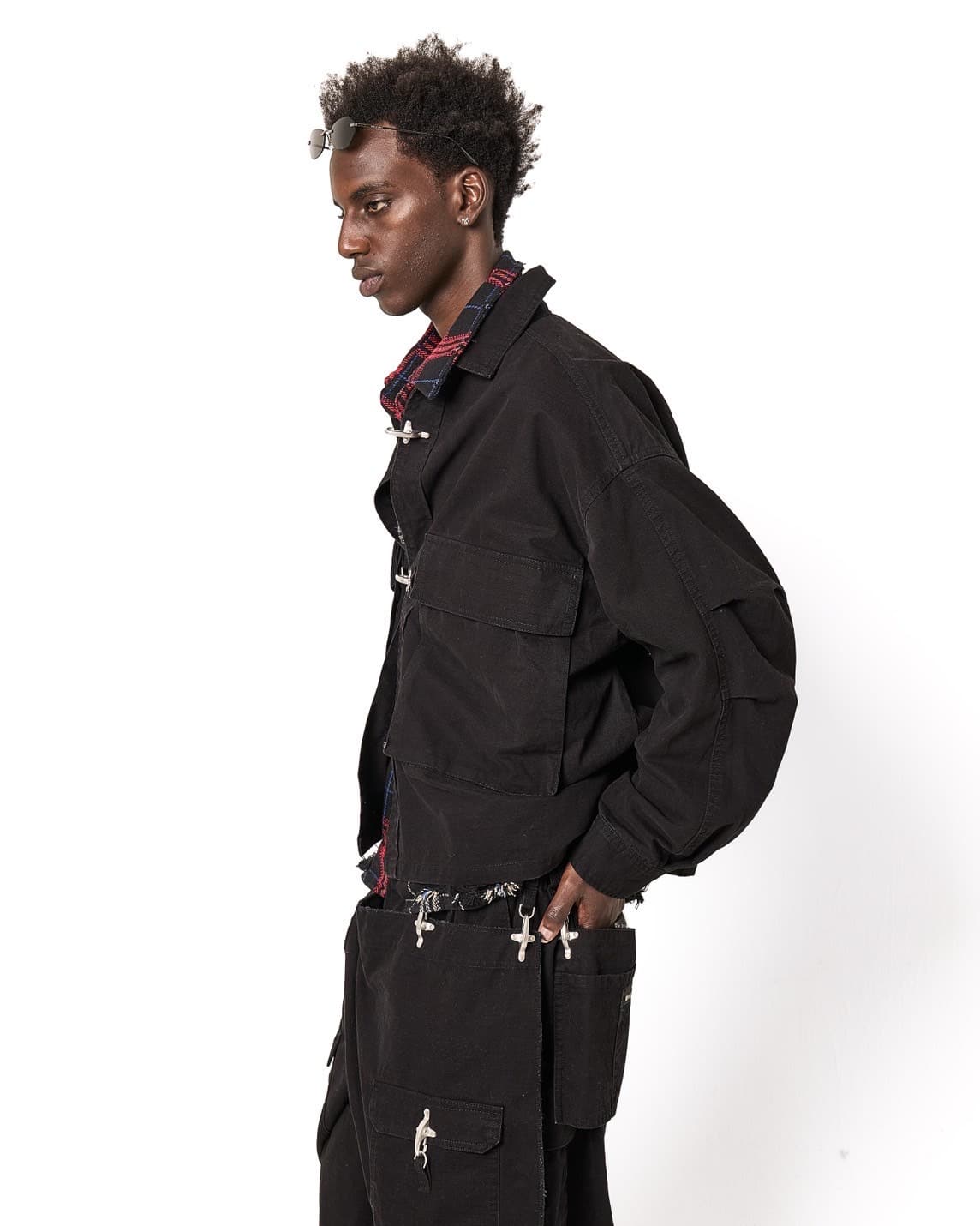 DankeSchon/ダンケシェーン/RIPSTOP CARGO SH Black M