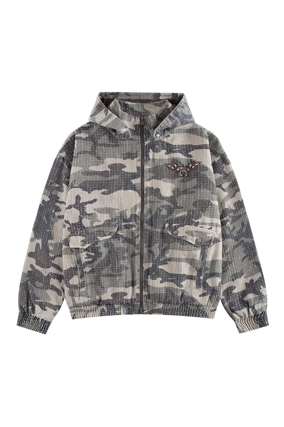 Supplier/サプライヤー/Camouflage Hooded Blouson Green M