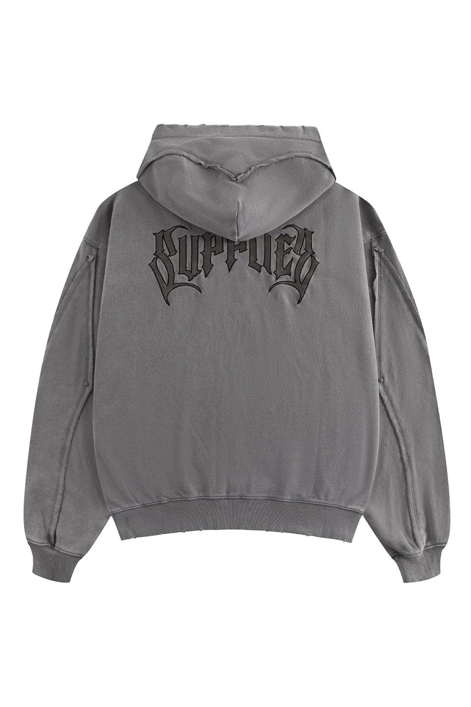 Supplier/ サプライヤー/ Switching Pierced Zip Hoodie V2 gray M