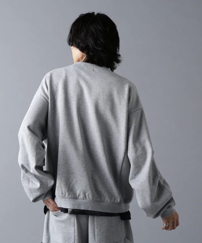 DankeSchon/ダンケシェーン/480HW SWEAT CREWNECK gray S