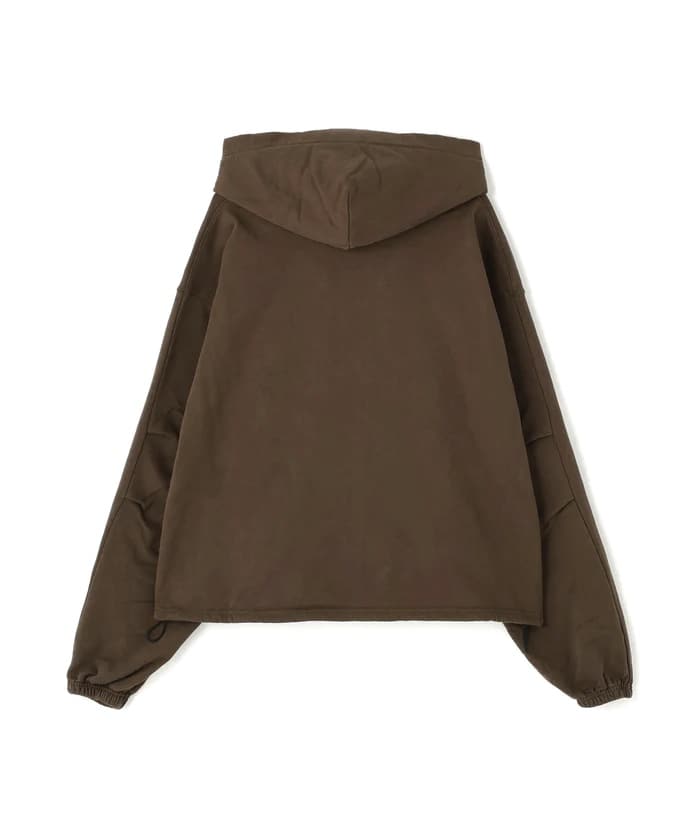 DankeSchon/ダンケシェーン/480HW SWEAT ZIP HOODIE brown S